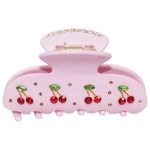 Sweetheart Hair Claw Clip in Pink Cherry Pie *PRE-ORDER*
